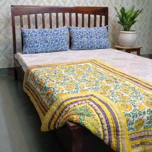 Latest Stylish Summer <b>Quilt</b> <b>Blanket</b> Hand Block Printed 100% Pure Cotton Handmade Baby <b>Quilt</b> Toddler Polyester Wholesale Price - Product Image 6