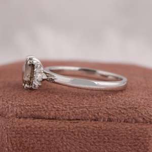 Bague de mariage en diamant de laboratoire améliorée Bague de fiançailles en forme de neige Cadeaux d'anniversaire pour les femmes Bagues de mariage à la mode - Product Image 5