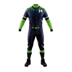 Uniformes de baseball unisexes pour adultes en gros – Maillots et pantalons avec impression par transfert thermique, respirants, anti-humidité, anti-UV, grandes tailles - Product Image 2