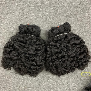 Perruques vierges alignées sur les cuticules les cheveux bouclés profonds vendeurs d'extensions de cheveux en gros birmans bouclés pour les femmes noires - Product Image 3