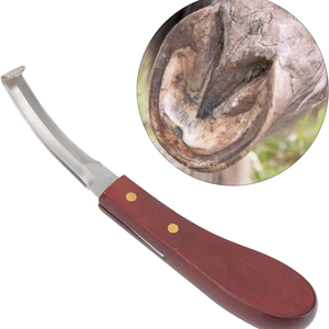 Herramientas profesionales de herrador de caballos zurdos, cuchillo de pezuña con logotipo personalizado, cuchillos de pezuña de caballo reutilizables, precio al por mayor - Product Image 5