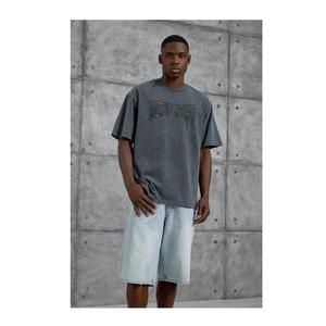 <b>Men's</b> Oversize 100% Cotton Polo <b>Shirts</b> Printed Streetwear Fitness Clothing with Logo <b>Long</b> Length Plus Size Boy's <b>T</b>-<b>Shirts</b> - Product Image 1