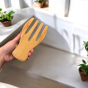 Griffes de serveur de salade en bambou naturel meilleure qualité ensemble de griffes de service durables pour mélanger les salades du Vietnam - Product Image 5