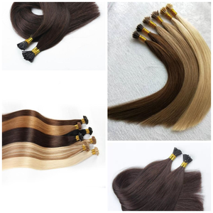 Extensions de luxe blond platine Remy I-Tip ton clair pour un style sans couture et durable - Product Image 6