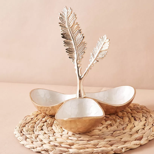 Bols à noix à condament en métal les plus vendus bol à salade et à fruits décoratif pour la maison bols à noix pour comptoirs et dessus de table usine directe - Product Image 1