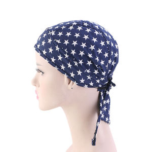 Bandana personnalisé en satin, style estival, motif géométrique, bandana en soie avec logo, vente en gros OEM - Product Image 2