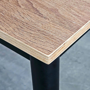 HBCN012 160x80cm Plywood <b>Desk</b> Melamine Coating Cone II Legs Luxury Minimalist L-Shaped Durable Office Furniture for Bedroom - Product Image 5
