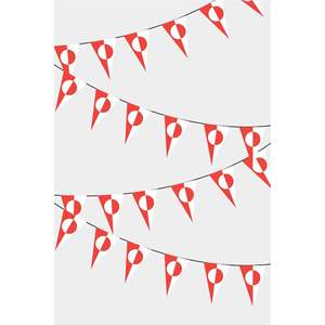 Groenlandia Triangular Party <b>Banners</b> Guirlande Eye-catching Fanions for Festive Decorations - Product Image 1