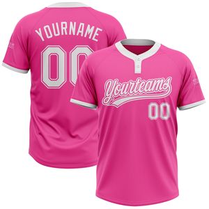 Maillots de softball personnalisés par sublimation pour unisexe Uniformes entièrement sublimés Respirant Polyester respirant qui évacue l'humidité Maillots d'équipe - Product Image 1