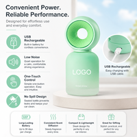 Diffuseur d'aromathérapie automobile solaire pour voiture, désodorisant solide en vrac, parfum de véhicule aux huiles essentielles végétales naturelles