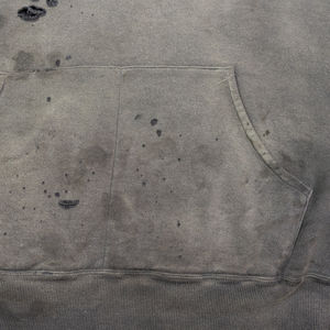 Nueva Sudadera con Capucha Estilo Vintage, Lavada al Ácido, Gruesa, Personalizada, con Efecto Desgastado, Rota, Decolorada por el Sol - Product Image 3