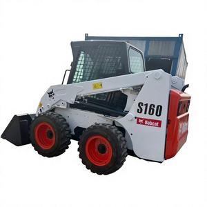 Chargeuse compacte sur pneus S160 d'occasion haute performance, 9 tonnes, chargeuse frontale, en bon état pour la construction agricole - Product Image 1