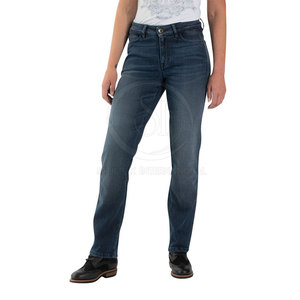 Salopette décontractée pour femmes de haute qualité, marque privée, 100% coton, légère, couleur unie, devant plat, pantalon en jean respirant - Product Image 2