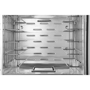 33-Inch Commercial Half Size Non-Insulated 12-Pan Solid Dutch Doors Warming & Holding Cabinet Wire Racks Silver (KM-CHP12-WNGL) - Product Image 5