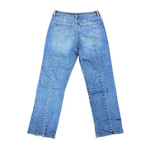 Jeans skinny streetwear en denim de couleur personnalisée, respirant, motif uni, taille mi-haute, 100% coton - Product Image 2