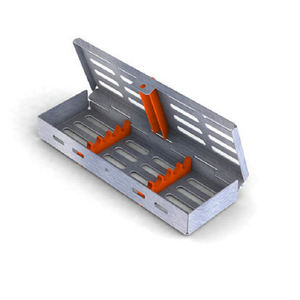 Instrumentos Dentales Ortopédicos Cassette Inox 18x6 Naranja para Perros, Empaque Personalizado, Dispositivos Médicos - Product Image 1