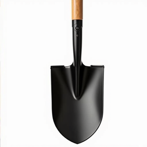KRUMPHOLZ 285 X 185 / 180 mm Spade avec plaque de support et poignée en T pour la construction - Product Image 3