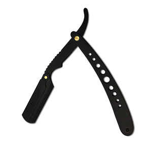 Rasoir droit en acier inoxydable de couleur personnalisée, outil de rasage pour salon de beauté, pour barbier - Product Image 3