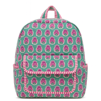 Sac à dos tactique matelassé à motifs floraux, capacité 10 kg, unisexe, doublure en coton biologique, fermeture éclair, léger et élégant