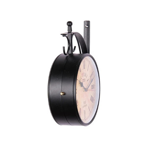 นาฬิกาติดผนังแบบโบราณสองด้านนาฬิกาวินเทจสองด้านคลาสสิกเหนือกาลเวลา - Product Image 1