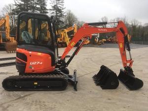 Utilisé pour l'excavatrice de chenille de U27-4 de Kubota avec des composants de noyau de roulement de cylindre hydraulique de Kyb de moteur d'Isuzu de poids d'opération de 5 tonnes - Product Image 4