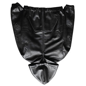 Veste en cuir pour hommes, vêtements décontractés de couleur unie, veste en cuir confortable pour hommes à la mode - Product Image 6