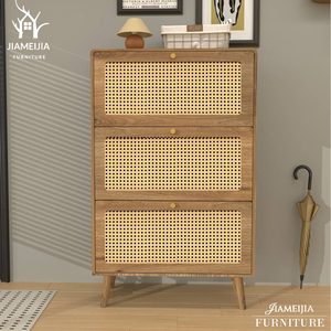 <span class=keywords><strong>Meuble</strong></span> de rangement <span class=keywords><strong>pour</strong></span> chaussures en bambou naturel, personnalisable OEM/ODM, <span class=keywords><strong>pour</strong></span> entrée et couloir - Product Image 1