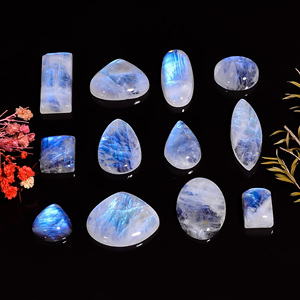 La mejor piedra lunar arcoíris natural, piedras preciosas sueltas, cabujón de piedras preciosas, lote al por mayor, forma mixta y piedras preciosas finas para usar en la fabricación de joyas - Product Image 5