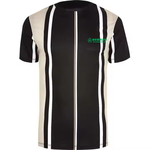 T-shirt à col rond en polyester/coton doux pour homme, personnalisable, longueur standard, imprimé, coupe classique, écologique, séchage rapide - Product Image 4