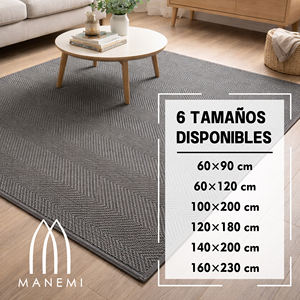 Alfombra de Interior con Textura Espigada de Primera Calidad, Suave y Antideslizante para Sala de Estar, Lavable y Plegable para el Hogar - Product Image 4