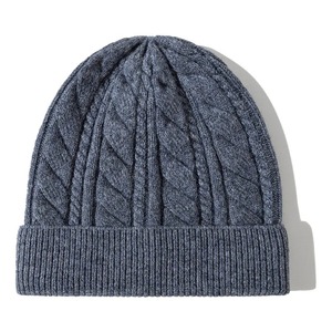 2024 <b>Men's</b> <b>Winter</b> Wool Beanie Custom Size Double Layer Warm Black Knitted <b>Hat</b> with Ear Protection Windproof for <b>Men</b> and Women - Product Image 3