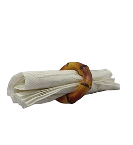 Vintage <b>Resin</b> Napkin <b>Ring</b> Luxury Design for Home Office Parties Christmas Events Weddings-Stocked! - Product Image 1