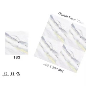 Vistaar, baldosas de cerámica impresas digitalmente de 12x12 pulgadas, acabado mate brillante, construcciones de edificios comerciales interiores para Baño - Product Image 3