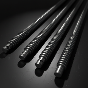 स्टेनलेस स्टील ट्रैपेज़ोइडल लीड स्क्रू 900 मिमी cnc मशीनी गियर कोर घटक नल के साथ कोर घटक - Product Image 2