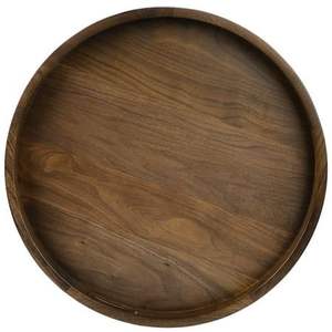 Bandeja para servir de madera de acacia redonda personalizable DRIVEN para cocina, hogar u hotel, vajilla de estilo clásico para fiesta o servicio de comida - Product Image 5
