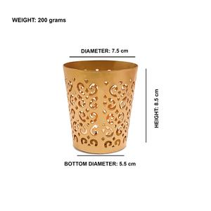 Glass Design Candle Holder Metal Gold Tealight Candle Holder for House <b>Decor</b> Iteam Accessories Largest Manufacture Company - Product Image 2