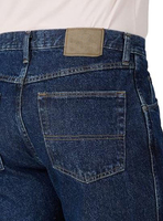 Jeans de mezclilla para hombre de alta calidad, diseño personalizado, corte holgado, estilo gótico vintage, streetwear, ecológicos, color sólido oscuro lavado, venta al por mayor, ¡novedad!
