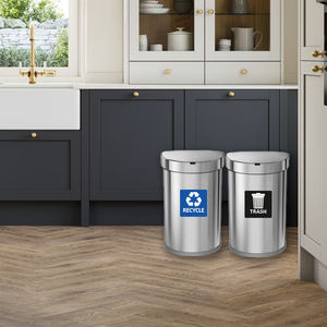 RTS reciclar azul/negro Home Office Sign cuadrado UV protegido 5x5 Durable ambiental aviso signo - Product Image 3