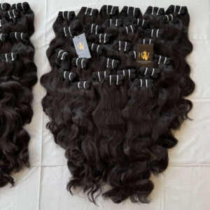 Vendeurs de cheveux vierges en gros, faisceaux de tissage de cheveux de temple indien brut alignés sur les cuticules, paquet de cheveux cambodgiens 100% - Product Image 1