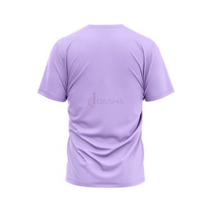 T-shirts à manches courtes coupe ajustée pour hommes en tissu tricoté respirant impression de logo personnalisé vêtements de sport streetwear avec couleur unie - Product Image 4