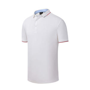 Polo de manga corta sin costuras de seda de hielo de secado rápido transpirable para hombre, camiseta informal de negocios de verano, camiseta Polo - Product Image 3