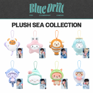 ATEEZ - นิทรรศการครบรอบ 8 ปี : ตุ๊กตา MD รุ่น BLUE DRIFT คอลเลคชั่นทะเล + โฟโต้การ์ด (แบบเลือกสมาชิก) - Product Image 1