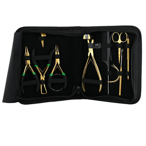Professional Made Beauty Salon Stainless Steel Hair Extension <b>Tools</b> Kit <b>Multi</b> Function <b>Pliers</b> for Hair Extension - Product Image 1