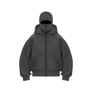 Nouveauté 2026 – Cagoule à fermeture éclair personnalisable avec logo – Sweat à capuche streetwear homme de haute qualité pour l'extérieur en hiver - Product Image 4