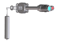 Sensor de Nivel Fisher 249W con Controlador Digital FIELDVUE DLC3010, Linealidad del 0.1%, Ex h IIC Tx Gb para Medición de Nivel de Líquido