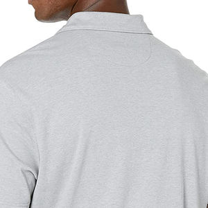 Vente en gros de polos décontractés de haute qualité pour hommes Logo de broderie personnalisé Sports de golf en tricot simples pour T-shirt polo - Product Image 4
