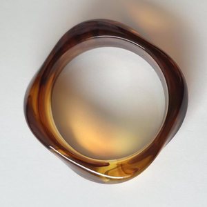 Brazalete de Resina Hecho a Mano, Ecológico y de Lujo, Elegante, Transparente, Arte Tradicional, Coleccionable, Joyería de Moda, Regalo para Mujer - Product Image 6