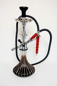 Nouvelle chicha en verre brillant fantaisie, design doré, chicha à vendre, accessoires pour fumer pour la maison et le restaurant, qualité supérieure - Product Image 4