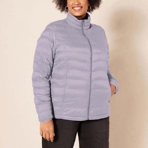 Chaquetas Acolchadas de Punto para Mujer, Otoño, Transpirables, Impermeables, 100% Poliéster, Servicio OEM ODM, Personalizadas, Venta al Por Mayor - Product Image 2