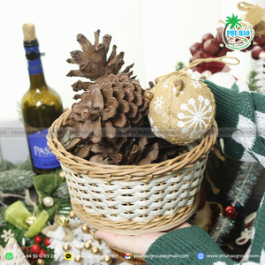 ARTÍCULOS CALIENTES Exportación desde Vietnam Organícese naturalmente con cestas de almacenamiento de ratán tejidas a mano a buen precio - Product Image 2